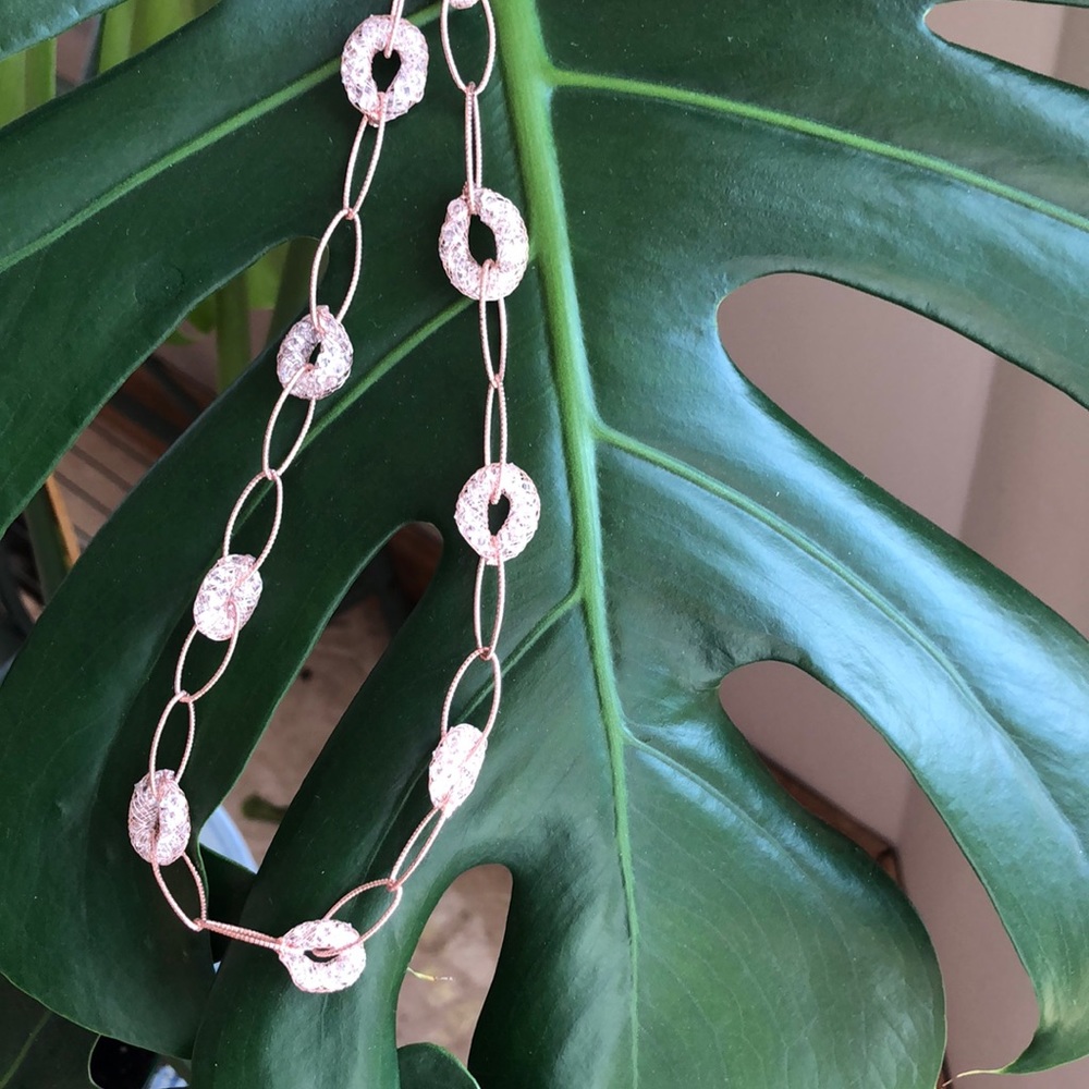 2/$30.00 Rose gold necklace